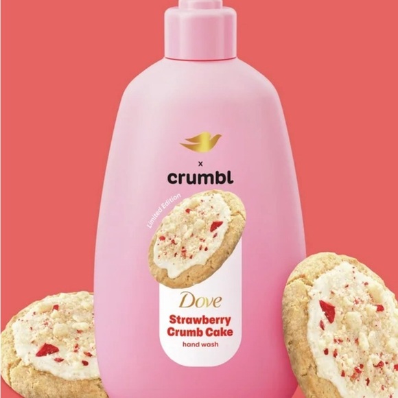 Dove x Crumbl bundle of 3 products new Body Wash,Hand Soap & Body Scrub - Picture 4 of 4
